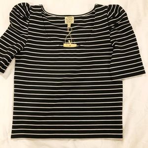 Boxy, Semi-Cropped Poof Sleeve Shirt-RONNY KOBO